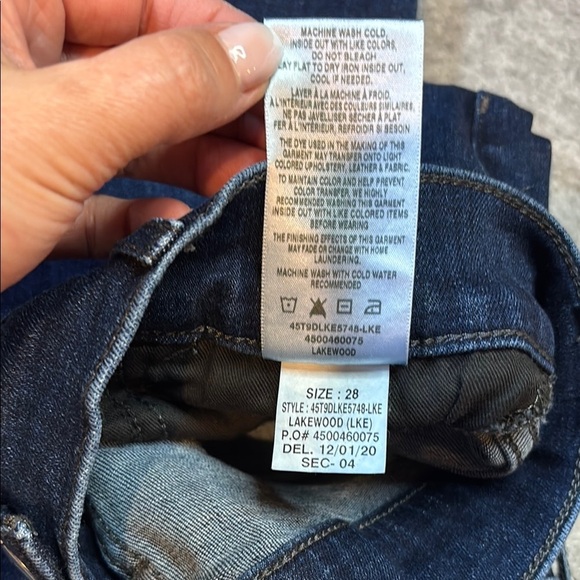 🌟 Joe’s Jeans 👖 High Rise Skinny Ankle – Lakewood Wash – Size 28 🔥 - Picture 12 of 12